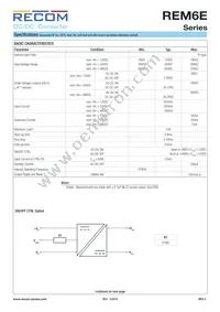 REM6E-1212S/R6/A/SMD Datasheet Page 2