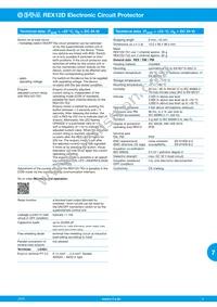 REX12D-TA2-100-DC24V-6A/6A Datasheet Page 3