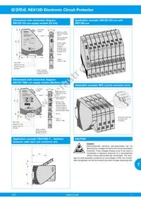 REX12D-TA2-100-DC24V-6A/6A Datasheet Page 7