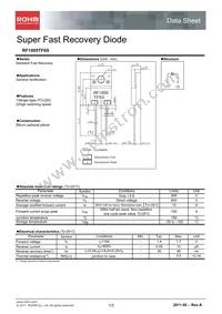 RF1005TF6S Datasheet Cover