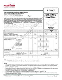 RF1407D Datasheet Cover