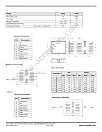 RF1414D Datasheet Page 2
