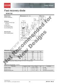 RF2001T2D Datasheet Cover