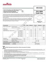 RF3181D Datasheet Cover