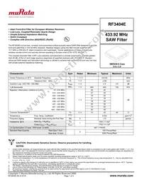 RF3404E Datasheet Cover