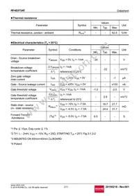 RF4E075ATTCR Datasheet Page 2