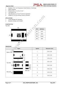 RFBPF2520070AMT Datasheet Page 2