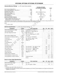 RFG70N06 Datasheet Page 2