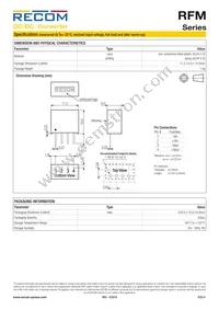 RFM-0505S Datasheet Page 4