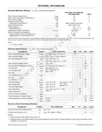 RFP14N05L Datasheet Page 3