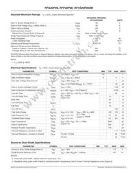 RFP30P06 Datasheet Page 2