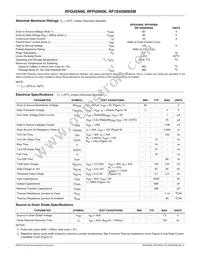 RFP45N06 Datasheet Page 2