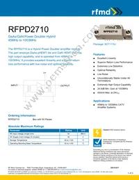 RFPD2710 Cover