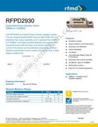 RFPD2930 Cover
