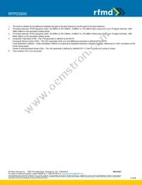 RFPD2930 Datasheet Page 3