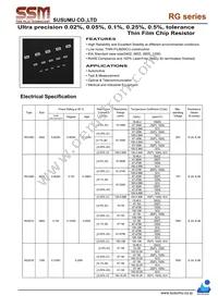 RG3216P-9102-B-T1 Datasheet Cover