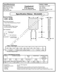 RHE600 Datasheet Cover