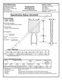 RHE750 Datasheet Cover