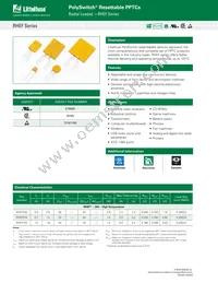 RHEF600S Datasheet Cover