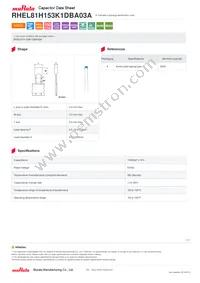 RHEL81H153K1DBA03A Datasheet Cover