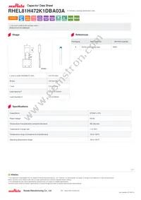 RHEL81H472K1DBA03A Datasheet Cover