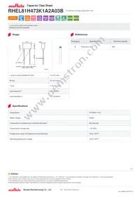 RHEL81H473K1A2A03B Datasheet Cover