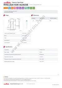 RHEL82A103K1A2A03B Datasheet Cover