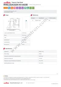 RHEL82A332K1K1A03B Datasheet Cover