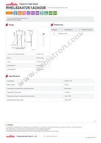 RHEL82A472K1A2A03B Datasheet Cover