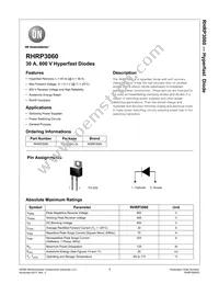 RHRP3060-F102 Datasheet Cover