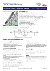 RI-23GP-5055 Datasheet Cover