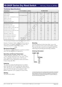 RI-26GP-2530 Datasheet Page 2