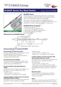 RI-60GP1520 Datasheet Cover