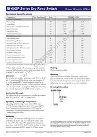 RI-60GP1520 Datasheet Page 2