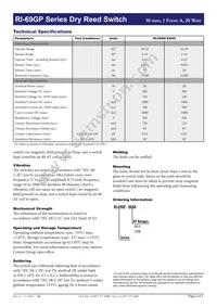 RI-69GP1520 Datasheet Page 2