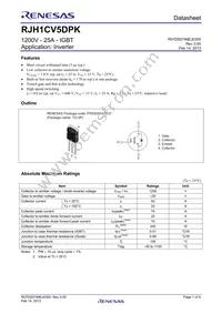 RJH1CV5DPK-00#T0 Datasheet Cover