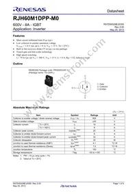 RJH60M1DPP-M0#T2 Datasheet Cover