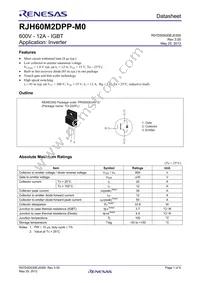 RJH60M2DPP-M0#T2 Datasheet Cover