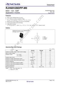 RJH60V2BDPP-M0#T2 Datasheet Cover