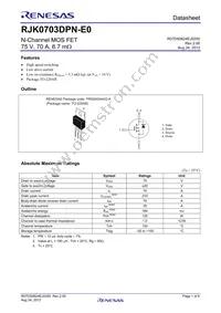 RJK0703DPN-E0#T2 Cover