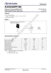 RJK5030DPP-M0#T2 Cover