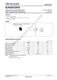 RJK5031DPD-00#J2 Datasheet Cover