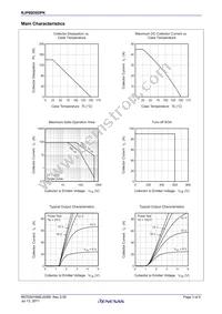 RJP60D0DPK-00#T0 Datasheet Page 3