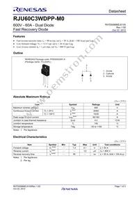 RJU60C3WDPP-M0#T2 Datasheet Cover