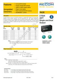 RKZE-2415D/HP Datasheet Cover