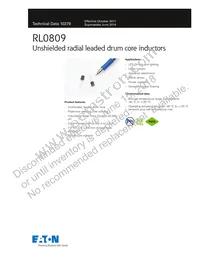 RL0809-682-R Datasheet Cover