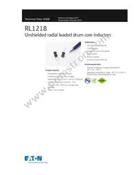RL1218-152-R Datasheet Cover