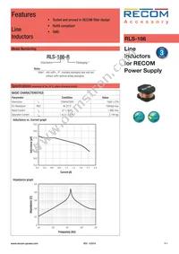 RLS-186 Datasheet Cover