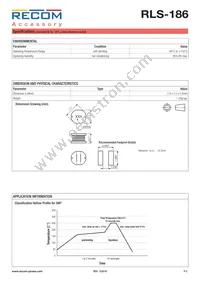 RLS-186 Datasheet Page 2