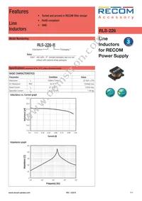 RLS-226 Datasheet Cover